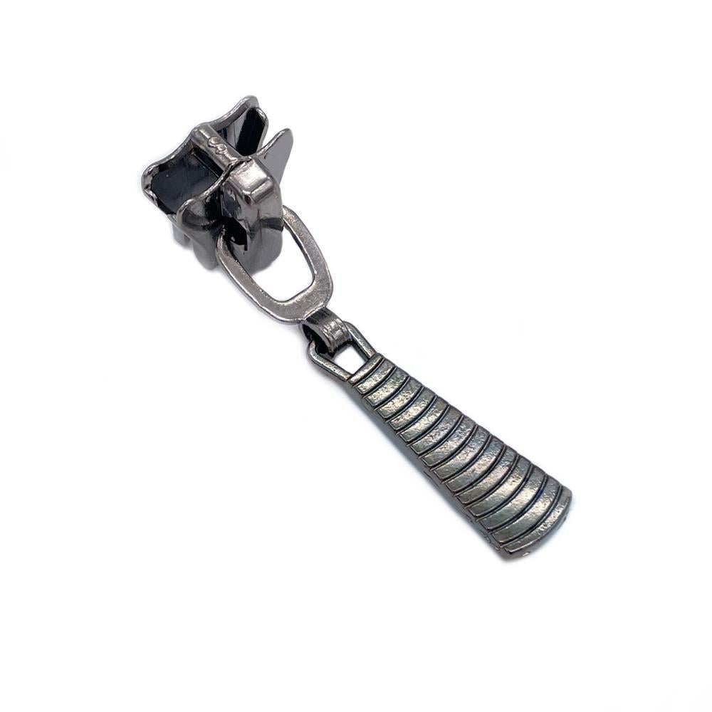 Бегунок для тракторной молнии тип 5 Блэк-никель "Фараон"