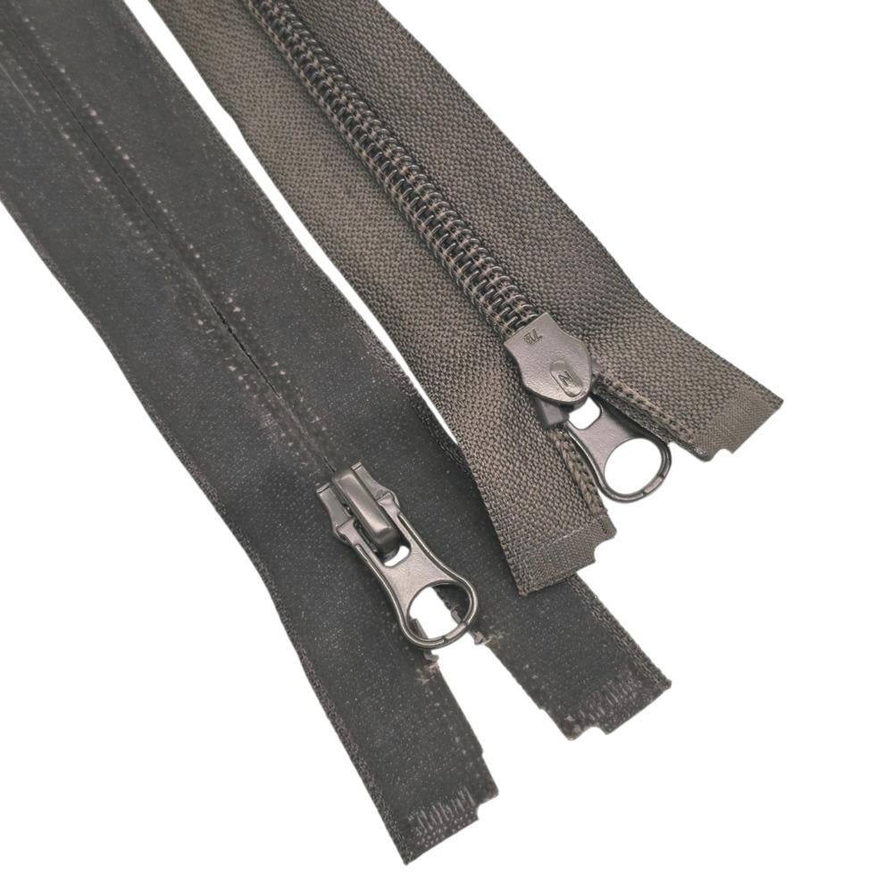 Молния прорезиненная тип 7 Хаки (Практически чёрный)