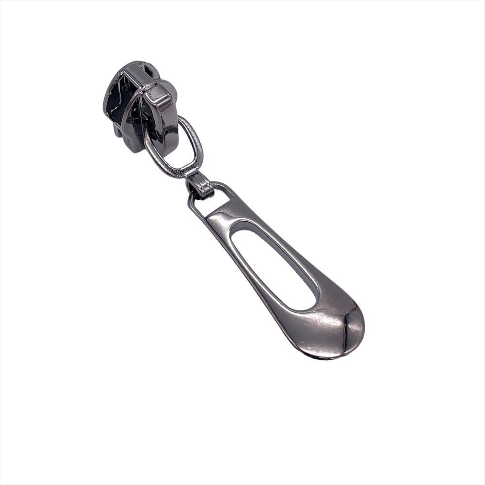 Бігунок для спіральної блискавки тип 5 Блек-нікель №17