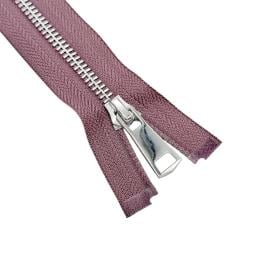 Застібка-блискавка металева тип 5 Нікель 80 см (у кольорах)