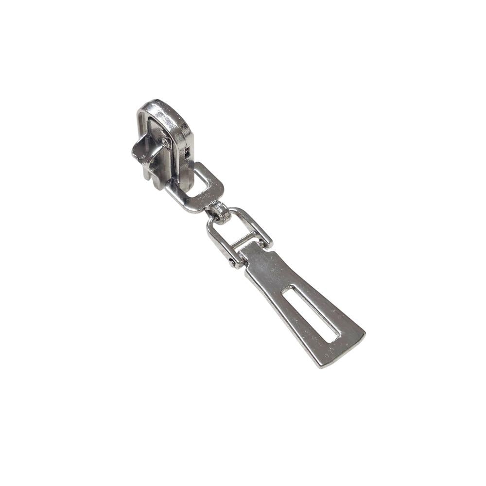 Бегунок для тракторной молнии тип 5 Никель (Перекидной) №2